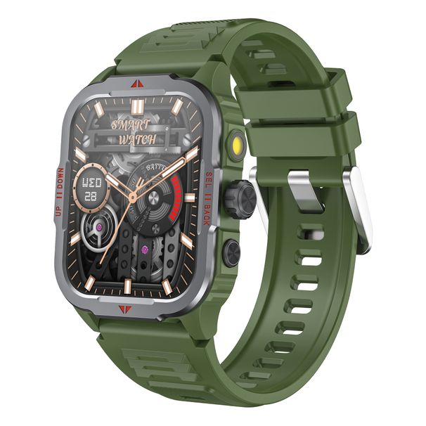 G129 Smartwatch met Bluetooth-bellen, hartslag- en bloeddrukmeter, IP68 waterdicht, Fiess Tracker voor M_voghion.com