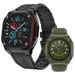 Smart Watch For Men Women With AMOLED Display, Heart Rate Blood Oxygen Monitor, Bluetooth Calling, Multi-Sport Modes,_voghion.com