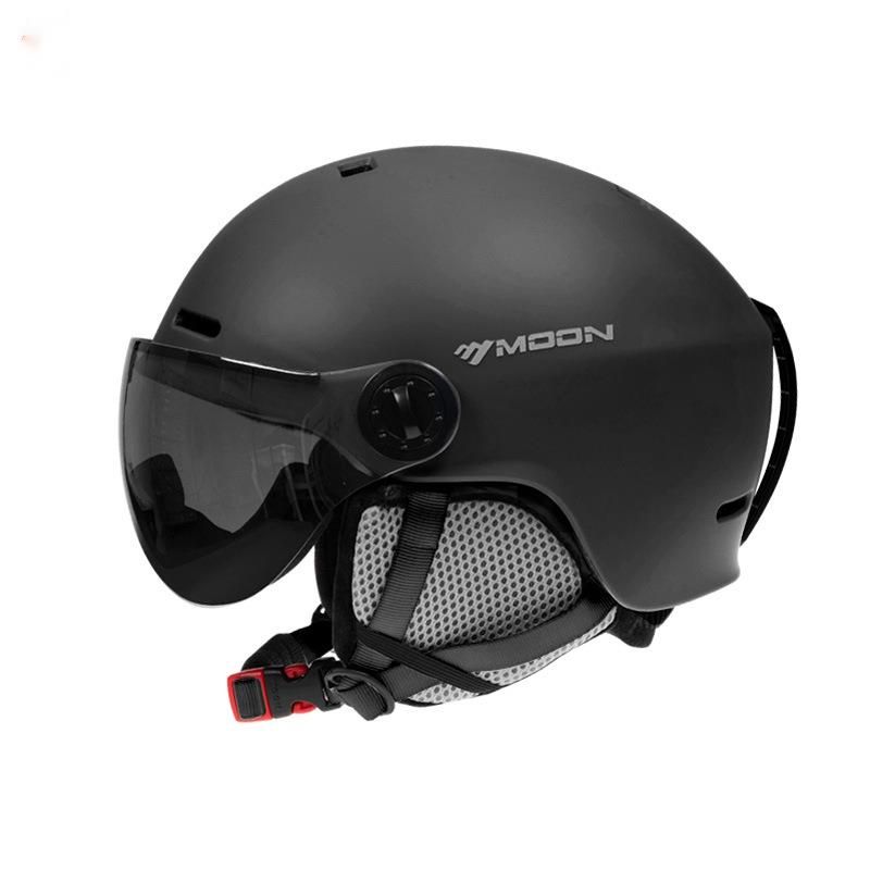Moon Snowboard Safety Geïntegreerde Beschermende Professionele Sneeuwhelm voor Mannen en Vrouwen_voghion.com