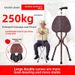 Bastón multifuncional con asiento y taburete plegable antideslizante para personas mayores._voghion.com