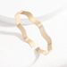 New Beach Vacation French Simple Gold Wave Irregular Anklet For Women Elegant Temperament_voghion.com