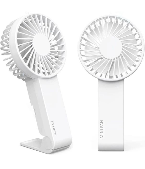Hand Held Fan,Powerful Strong Desk Fan With USB Rechargeable Battery_voghion.com