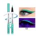SHCOETY Colorful Fluorescent Pearlescent Eyeliner - Fine Shimmer Glow Liquid Eyeliner For Face Painting - Waterproof & Sweatproof_voghion.com