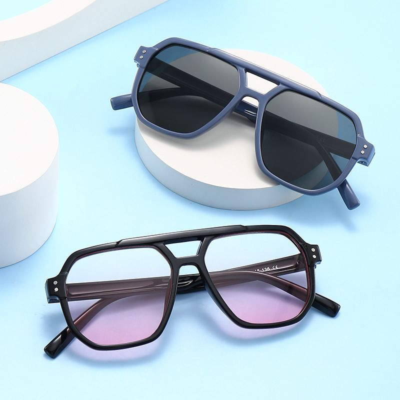2023 New Polygonal Children's Glasses Student Sunglasses Sun Visors 6-105_voghion.com