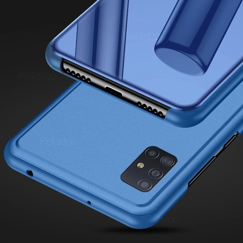 Smart Flip Case For Xiaomi Redmi Note 11 Mirror Leather Stand Phone Cover For Redmi Note 11 Pro Plus 11S 5G Bracket Case_voghion.com