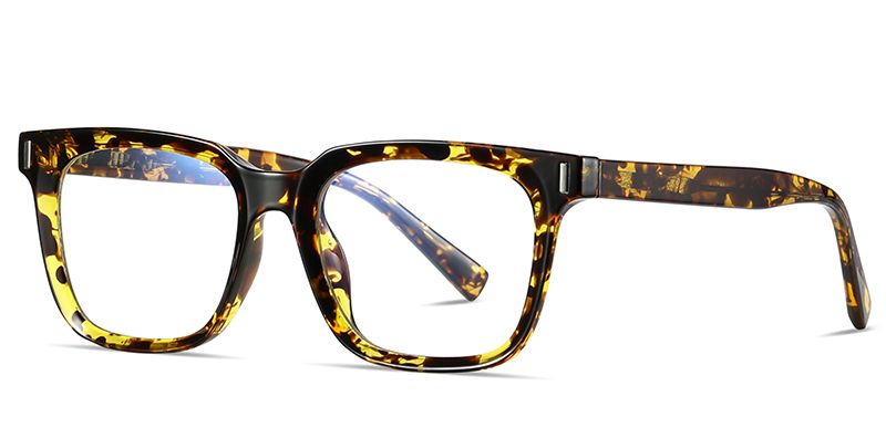 Kachawoo Anti-Blaulicht-Brille TR90 Acetat Herren Quadratisches Brillengestell Für Damen Trend Koren-Stil Unisex Transparent Grau_voghion.com