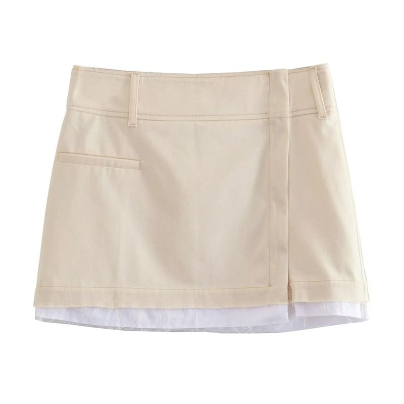 Damenbekleidung Abnehmbares Kurzjacken-Kurzrock-Set_voghion.com