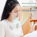 Tragbarer Mini-Ventilator zum Aufhängen, USB, klein, zum Aufhängen am Hals, Aufladen, leise_voghion.com