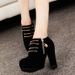 2020 New European And American Style Chunky Short For Women, High Heel Waterproof Platform Single With Side_voghion.com