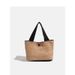 Summer For Women Raffia Woven Handbag 2024 Pastoral Style Large Capacity Tote Basket Bucket Bag_voghion.com