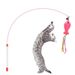 Fish Interactive Self-Entertainment Toy High Toughness Steel Wire Cat Teaser Wand_voghion.com