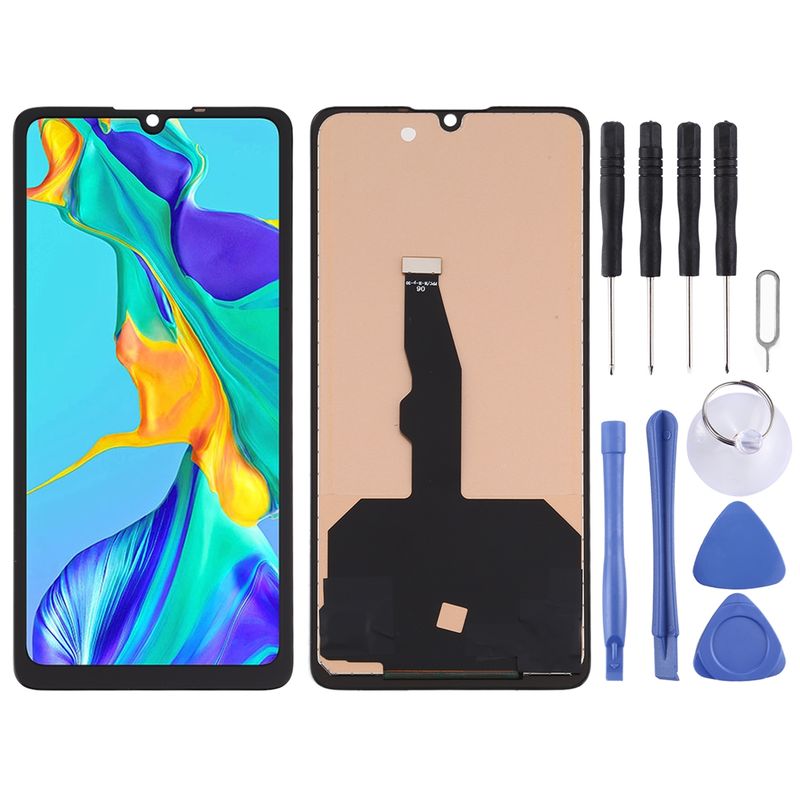 TFT-Material LCD-Bildschirm und Digitizer Komplettbaugruppe (unterstützt keine Fingerabdruckerkennung) für Huawei P30_voghion.com