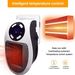 BMW Style Mini Heater, Small Portable Fast Heating Electric Hot Fan, Personal Desk Warmer For Office Home_voghion.com