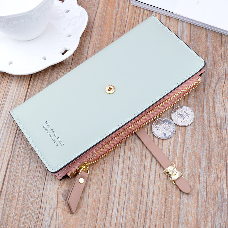 Long Wallet Purses for Women New Trend Slim Wallets Female Clutch Bag Ladies Credit Card Holder_voghion.com