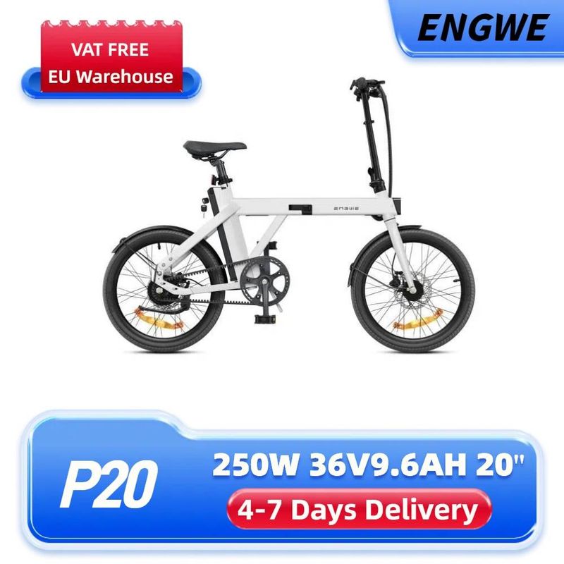 ENGWE P20 salokāms pilsētas e-velosipēds 250 w griezes momenta sensoram 36V9.6AH_voghion.com