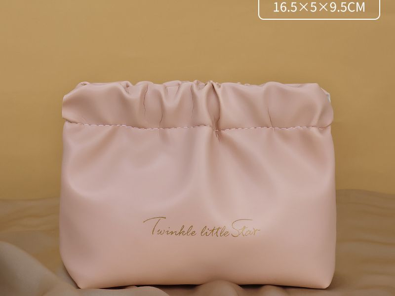 Sacs pour femmes, trousse de maquillage froissée populaire, pochette portable haut de gamme, sac de soirée, sac de rangement pour rouge à lèvres et poudre_voghion.com