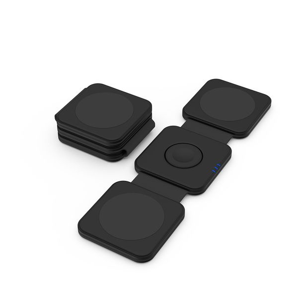 15W 3-in-1 magnetisches faltbares kabelloses Ladegerät Magnetisches multifunktionales kabelloses Ladegerät für Apple 14_voghion.com