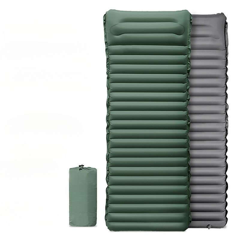 Single Inflatable Pillow Tent Camping Moisture-Proof Home Use Thickened Nap Outdoor Air Mattress Floor Mat_voghion.com