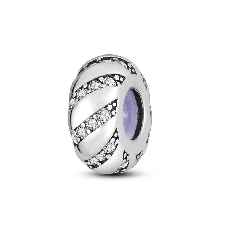 Damenschmuckperlen, verkupferte S925-Silber-Anhängerperlen, smaragdförmige Isolationsperlen, DIY-Perlen, Armband, Halskette_voghion.com