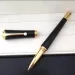 Penna a sfera a rullo / penna a sfera / penna stilografica in resina nera e cristallo Monte di lusso all'ingrosso, cancelleria per ufficio, regalo Bn010_voghion.com