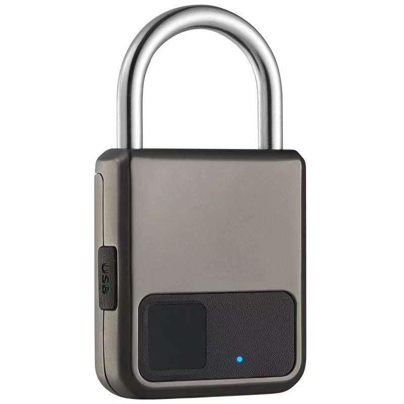 Smart Fingerprint Lock Anti Theft Waterproof Padlock_voghion.com