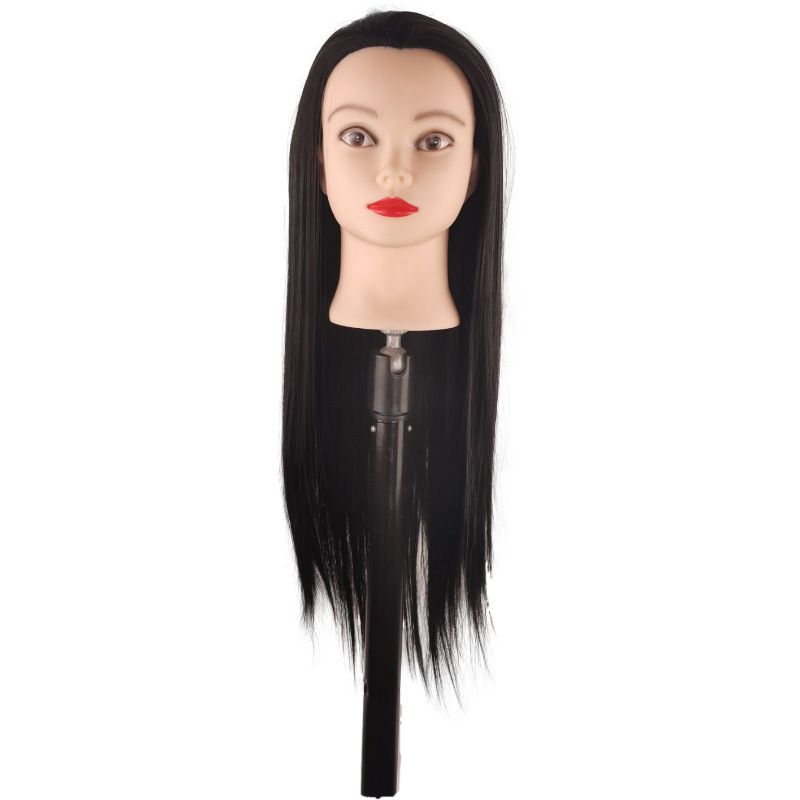 Extension per capelli e parrucche parrucca testa modello parrucchiere pratica capelli trucco simulazione capelli intrecciati testa bambola alta temperatura testa modello seta_voghion.com
