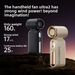 Ultra-High Speed Turbo Handheld Fan - 10,000 RPM Bladeless Design USB Rechargeable 3 Wind Modes Pocket-Size For Travel/Office (Black 4.7-Inch)_voghion.com