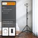 Supporto treppiede professionale per telefono con telecomando Bluetooth - Altezza regolabile (55 cm/1,7 m/2,1 m) per streaming live (include supporto per telefono e borsa per il trasporto)_voghion.com