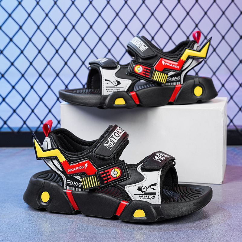 Sommer Pikachu Sandalen Strand Freizeitschuhe_voghion.com