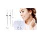 925 Silver Plated Geometric Dangle Drop Stud Earrings Hanging Tassel Chain C17_voghion.com