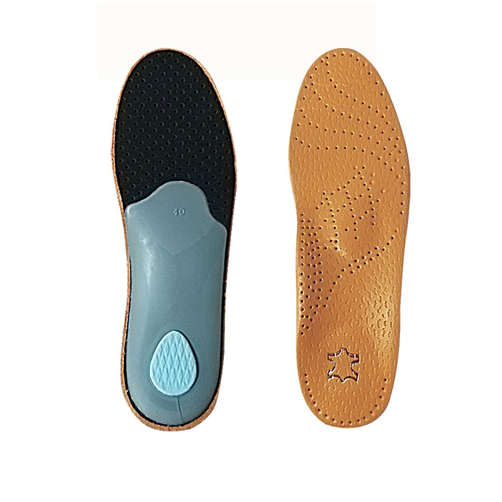 Neue korrigierende Einlegesohlen aus Leder und Latex mit Entenfuß-Orthopädie und Fußgewölbeunterstützung für Männer und Frauen_voghion.com