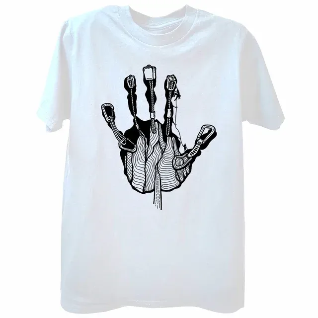 Ronimisvarustuse T-särk meeste suvine O-kaelusega puuvillane ronimismägi T-särgid meeste ronimiskingitusega T-särk ronimisvarustuse t-särk_voghion.com