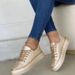Γυναικεία Παπούτσια Μεγάλο Μέγεθος Χοντρό Κάτω Αλυσίδα Αθλητικό Στυλ Ρηχό Στόμα Μονό Παπούτσια Δερμάτινα Δαντέλα Επίπεδα Παπούτσια Χονδρικής_voghion.com