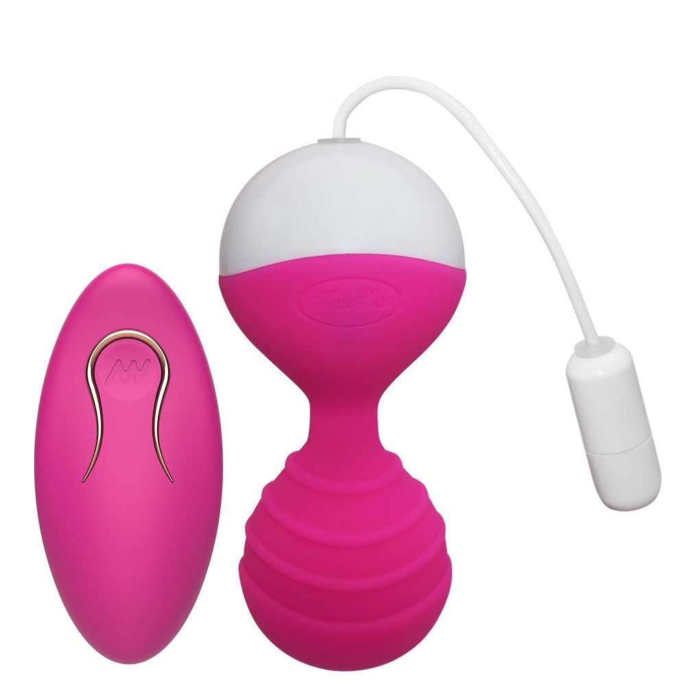 Casemee Strong Vibrating Balls For Women, 10 Modes Pelvic Floor Exercise Trainer With Remote Control, Medical Silicone_voghion.com