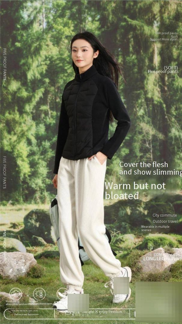 Women's Clothing 3D Tailored Slim Waist Down Jacket With Thermal Duck Feather For Outdoor Winter Warmth_voghion.com