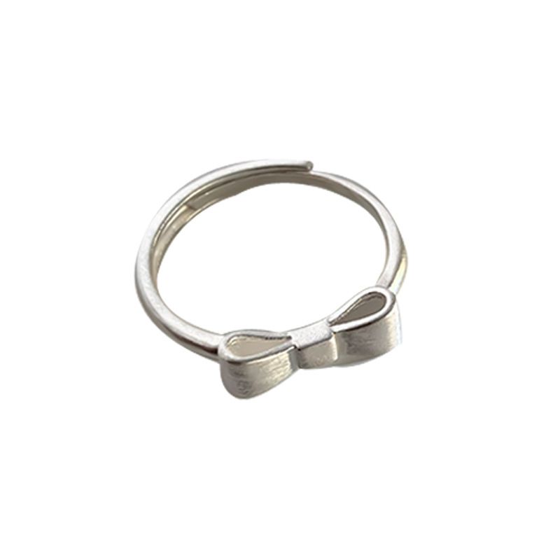 Sier VENUS Sterling Fashion Frosted Butterfly Ring Dames Persoonlijkheid Eenvoudige Ring Sieraden Cadeau Groothandel_voghion.com