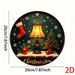 Placas decorativas planas 2D, 20 x 20 cm, estilo retro, colgantes de madera para Navidad, árbol de Navidad, regalo para amigos en Navidad, decoración navideña para el hogar_voghion.com