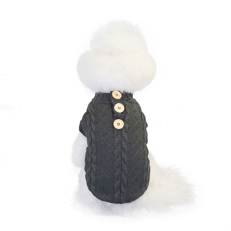 Kæledyrs ny 20-garns bomuldsvest, kæledyrstøj til små hunde efterår og vinter, sweater_voghion.com