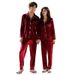 New Autumn And Winter Couple Pajamas Long Sleeved Solid Color Lapel Gold Velvet Korean Version Simple And Fashionable Plus Size Home Suit Set1_voghion.com
