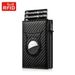 Men’s Bags Hot Selling Airtag Magnetic Card Holder Men's Wallet Carbon Fiber Multi Function Card Holder Side Push Tri Fold Wallet_voghion.com