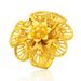 Rings gold-plated Dubai bridal open ring jewelry Nigerian women's flower ring spot wholesale_voghion.com