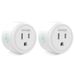 GHome Smart Mini Plug Compatible With Alexa And Google Home, WiFi Smart Outlet Socket Remote Control With Timer Function, Only Supports 2.4GHz Network, No Hub Required, ETL FCC Listed (4 Pack), White_voghion.com