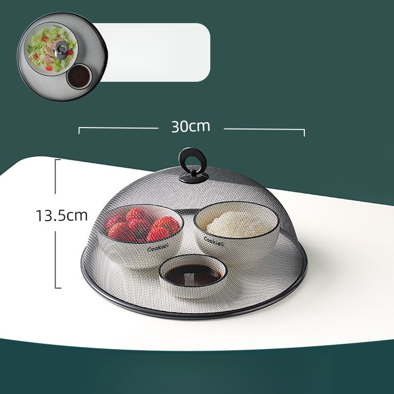 Kawashima House Summer New Fashionable Dining Table Leftover Food Anti-Fly Mosquito Dust Cover_voghion.com