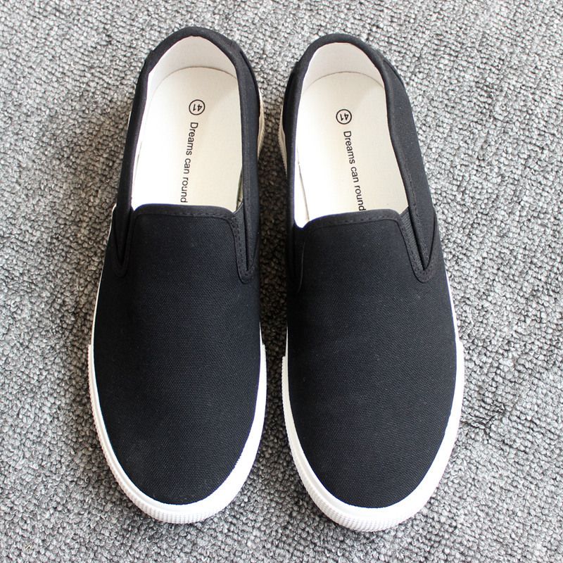 Zees Italian Track And Field Scarpe da uomo comode e alla moda, comode e comode, slip-on, sneakers nere_voghion.com