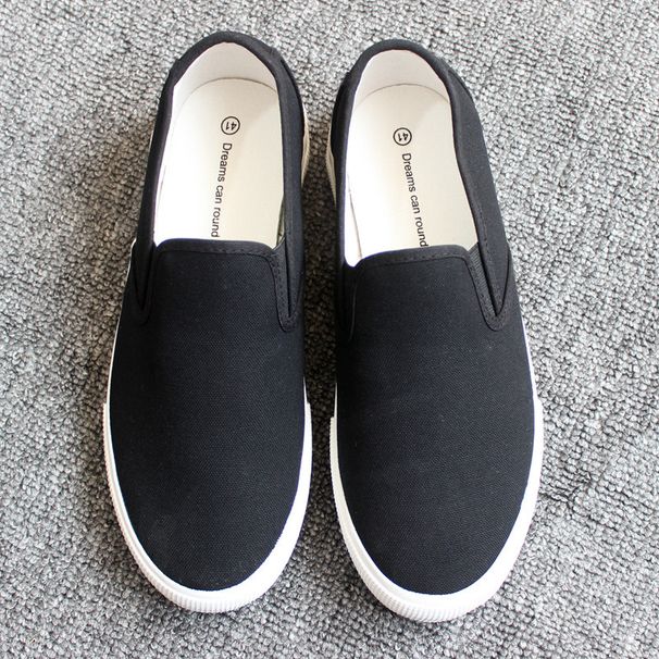 Zees Italian Track And Field Scarpe da uomo comode e alla moda, comode e comode, slip-on, sneakers nere_voghion.com