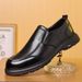 Casual men's leather soft soled dad shoes_voghion.com