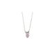 Bowknot love zircon necklace light luxury niche necklace female design clavicle chain 2023 new_voghion.com