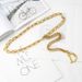 Klassischer goldener Taillengürtel mit D-Buchstabenkette, modischer Damengürtel mit personalisierter Kleiderdekoration und lässigem Design_voghion.com