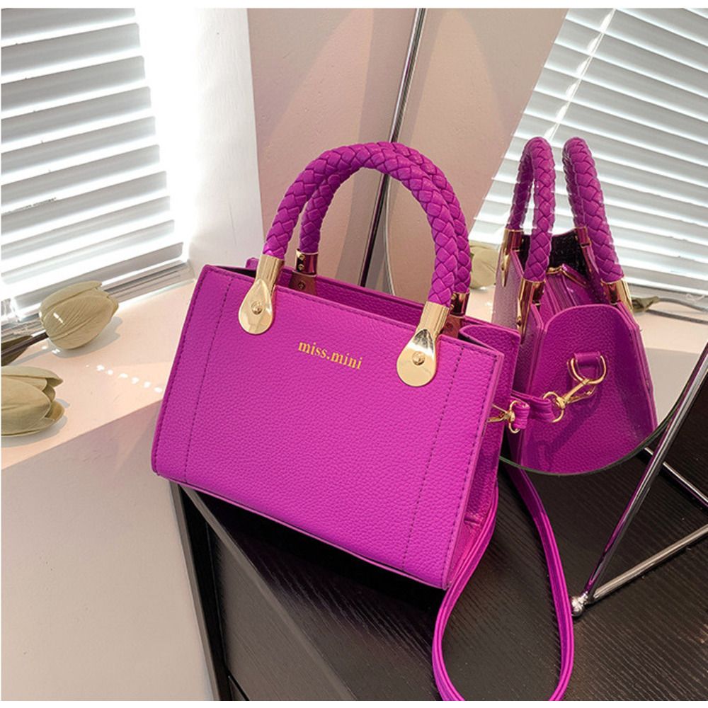 2024 Yaz Yeni Moda Dokuma Çanta Tek Omuz Crossbody Küçük Kare Kadın Çantası Karışık Toplu_voghion.com