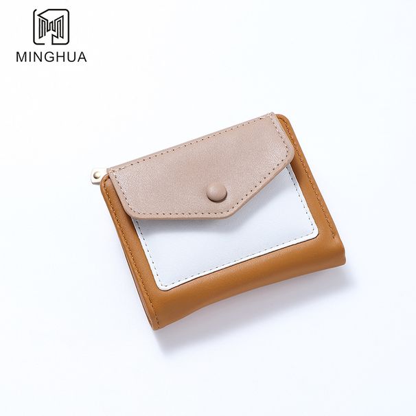 New wallet women's short card holder 2023 fresh simple geometric pattern cross-border coin purse source manufacturer_voghion.com